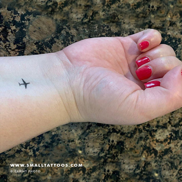 Realistic Airplane Tattoo - Ace Tattooz